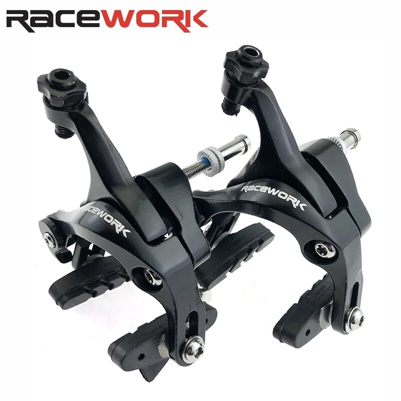 Racework bộ kẹp trục kép cho xe đạp đường trường bộ kẹp kéo bên hông bằng nhôm phanh xe đạp phía trước phía sau có má phanh