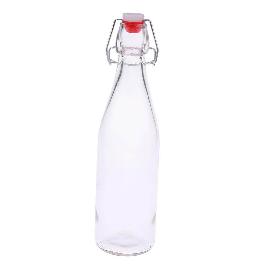 acituna 250ml 500ml 1000ml Classic Style Clear Glass Swing Top Bottle