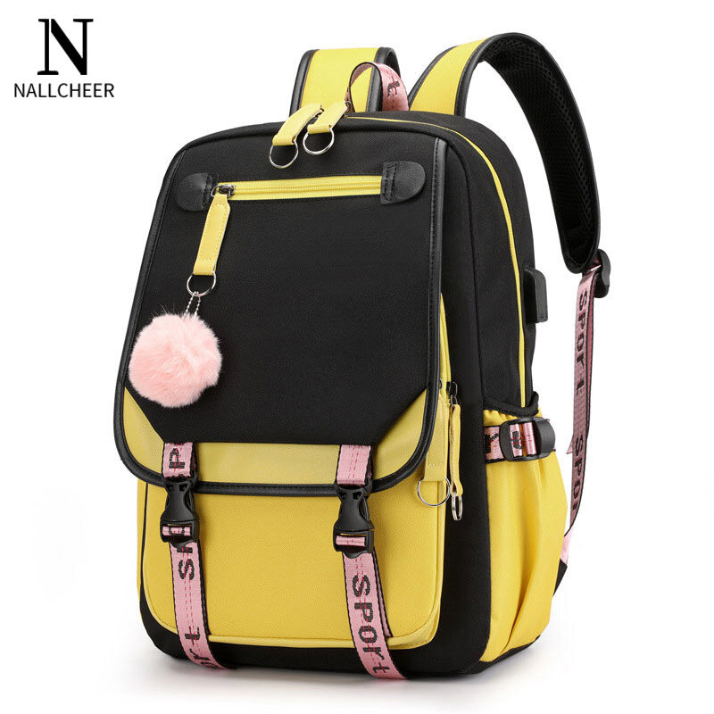 One More Bag New casual backpack large capacity student school bag fashion