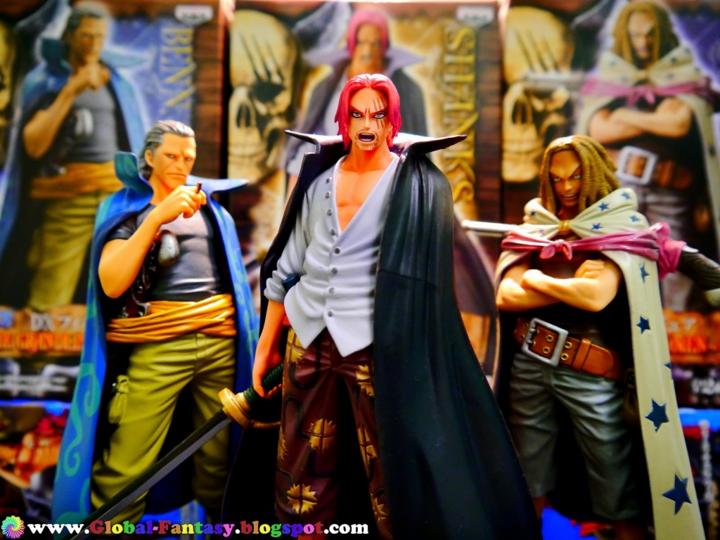 โมเดลฟิกเกอร์ ของสะสม Banpresto Red Hair Pirates Set ของแท้ JP แมวทอง - Grandline Men วันพีช (3 ตัว) ราคา 4,770 บาท*ส่งฟรี