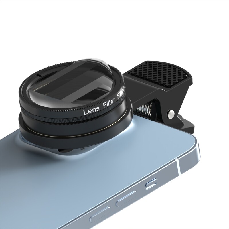Kính lọc ống kính máy ảnh di động lăng kính 37mm kính lọc kẹp điện thoại cpl nd star kẹp thông dụng phụ kiện phân cực