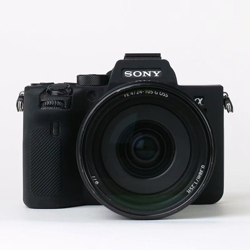 Ốp Máy Ảnh Mềm Cho Sony A9II A73 A7R3 A7M3 A74 A7R4 Cao Su Bảo Vệ Bao Da Vỏ Bảo Vệ Camera