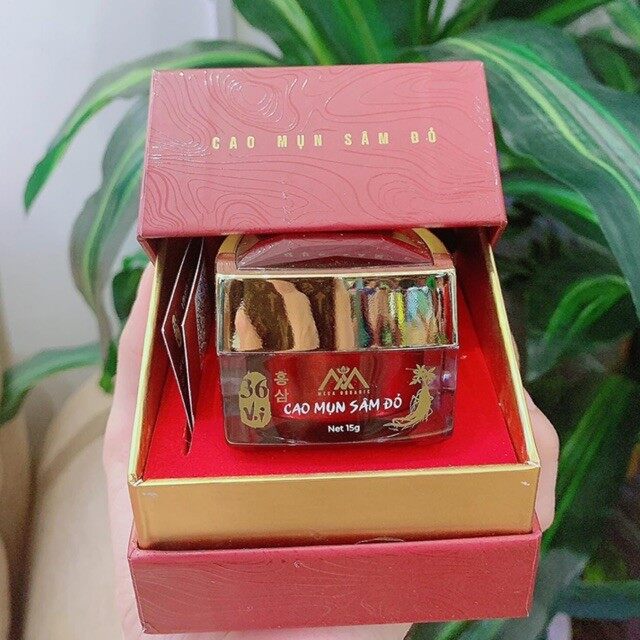 Cao mụn sâm đỏ 36 vị - size 15g - chính hãng 100%