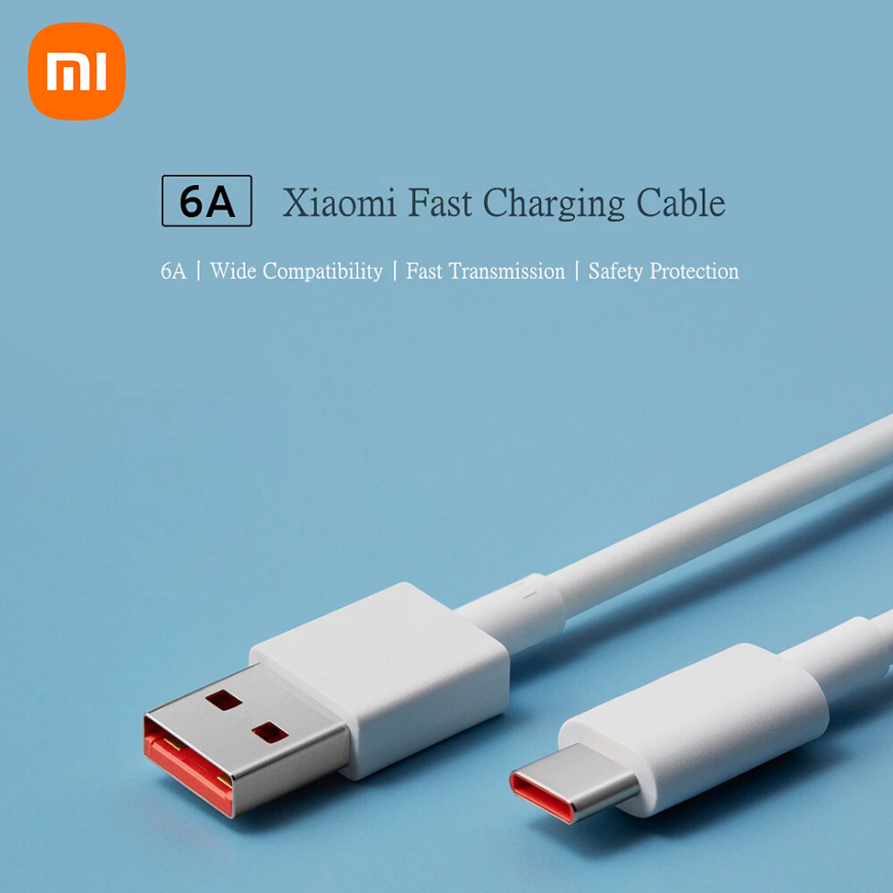 Xiaomi cáp usb type c cáp dữ liệu sạc siêu nhanh 6a usb-a tpe bền dây sạc sang usb-c sạc usb c tương thích với xiaomi/samsung/huawei