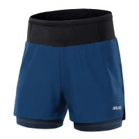 Men 2 in 1 Running Shorts High Waist Athletic Shorts Sport Shorts Workout Shorts with Pockets for Gym Jogging Tennis