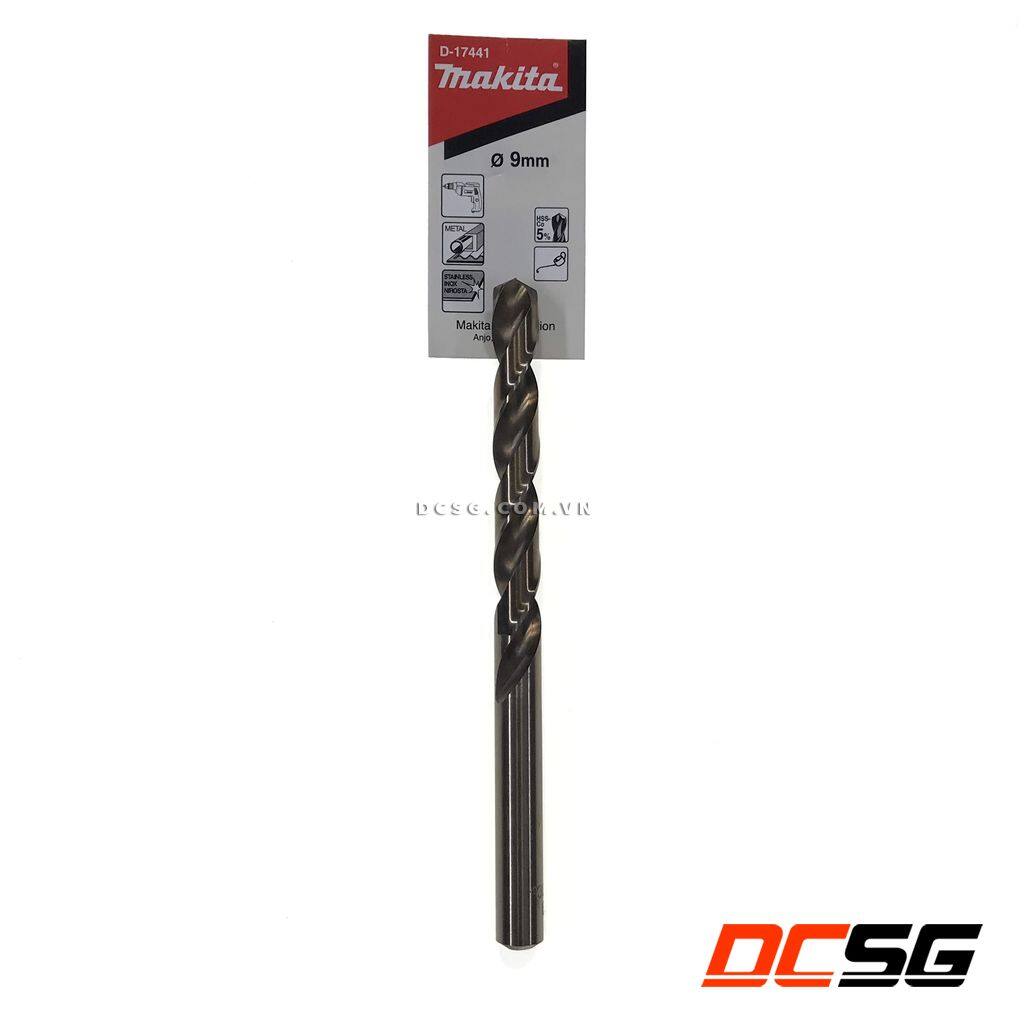 Mũi khoan inox hss-co 5% 9.0x125mm makita d-17441