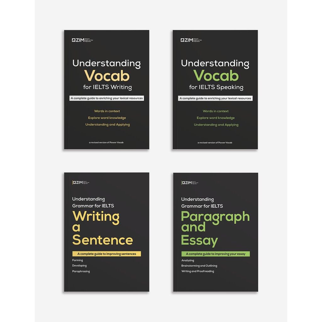 Combo Understanding IELTS - Bộ sách học từ vựng và ngữ pháp IELTS