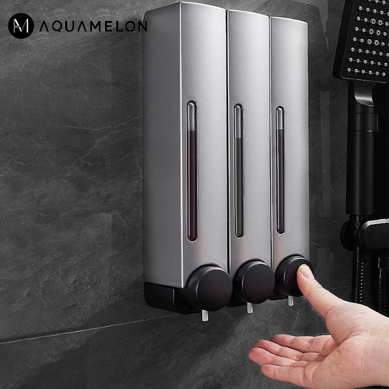 420Ml xà phòng tắm Dispenser Của Nhãn Hiệu Treo Tường Tay Khử Trùng Nhà Bếp Báo Chí Loại Bộ chia dầu gội đầu Giá đồ dùng phòng tắm