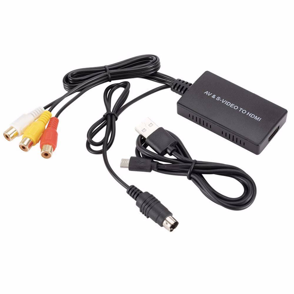 Rixinny cvbs av svideo sang hdmi cho tv vcr đầu ghi dvd bộ chuyển đổi hdmi cáp liên kết hd bộ chuyển đổi video giao diện đa phương tiện bộ chuyển đổi svideo sang hdmi bộ chuyển đổi svideo sang hdmi cáp tương thích cvbs sang hdmi bộ chuyển đổi av sang hdmi