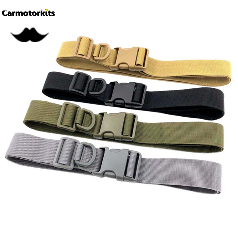 Thắt Lưng Nylon Chiến Thuật Quạt Quân Đội Thắt Lưng Điều Chỉnh Được Có Khóa Huấn Luyện Quân Sự Đa Năng Dành Cho Cắm Trại Đi Bộ Đường Dài Thể Thao Ngoài Trời