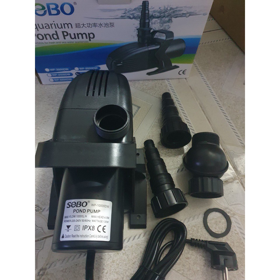 Máy bơm đẩy sobo wp-10000dw - bơm cho hồ cá koi
