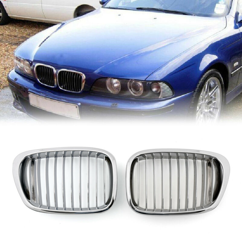 Matte Black Kidney Grilles For BMW 3 Series E36 M3 1997-99 – Front Hood Grill Set Of 2, ABS