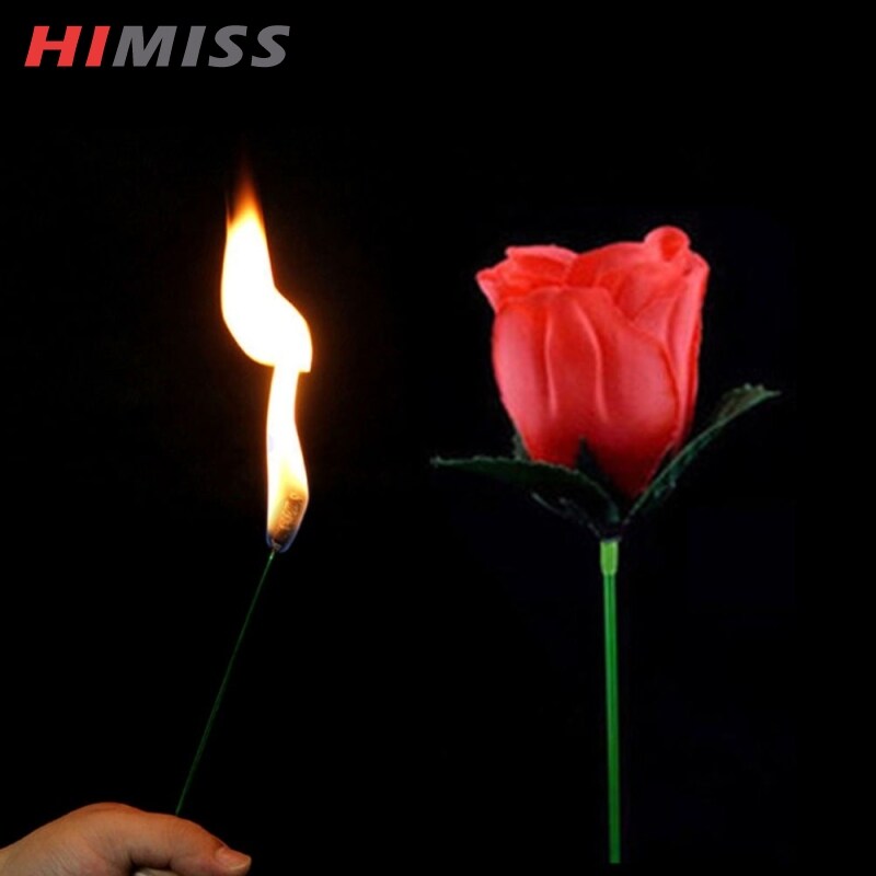 HIMISS RC Novelty Torch to Rose Magic Trick Fire Flame Flower for Stage