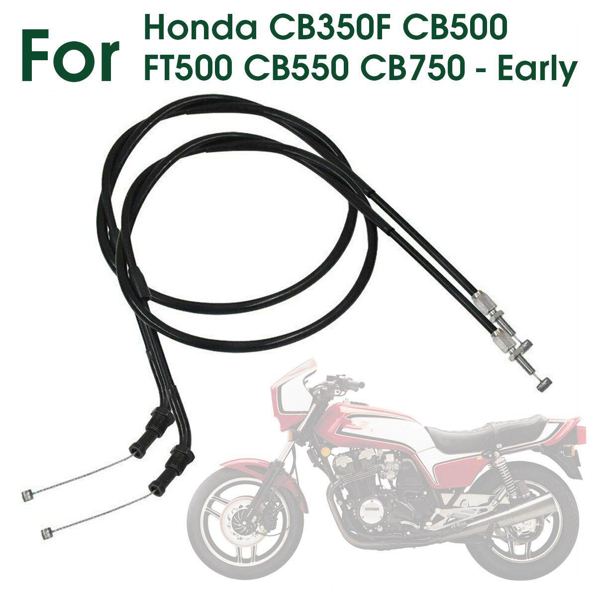 Generic Throttle Cable Set Push Pull For Honda CB350F CB500 FT500 CB550