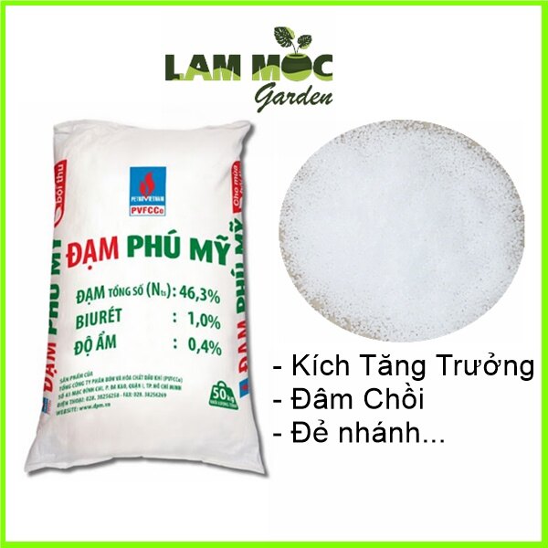 Phân đạm - ure -diêm lạnh tăng trưởng cây trồng - gói 1 ký