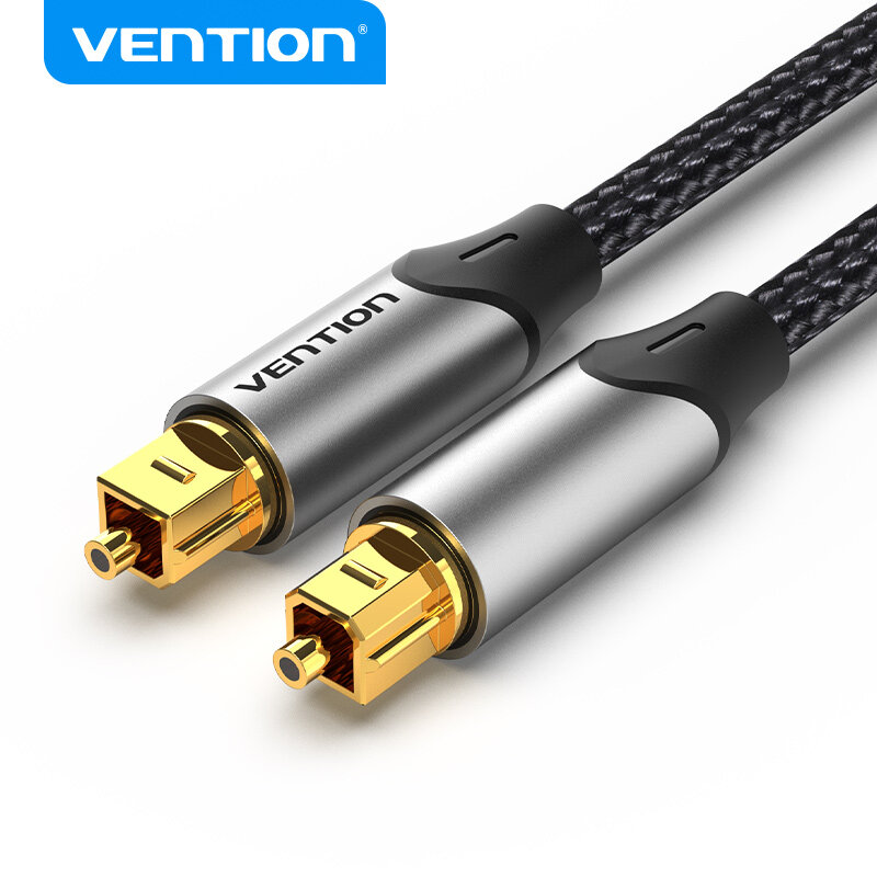 Vention Cáp Âm Thanh Quang Optical 2M - Truyền Tín Hiệu Số 5.1 CHUẨN HD - Hỗ Trợ Dolby Digital & DTS