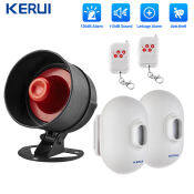 KERUI Wireless Security Alarm System Kit with Loud Siren