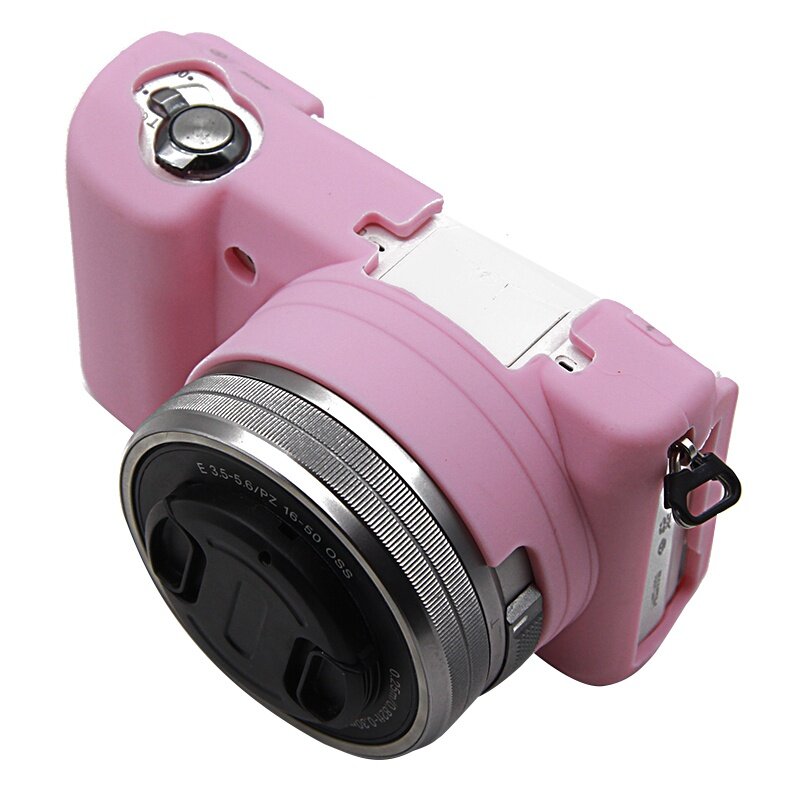 Ốp Vỏ Giáp Cho Sony A5000 / Sony A5100 Túi Máy Ảnh Bằng Cao Su Silicon Mềm Vỏ Bảo Vệ Thân Máy