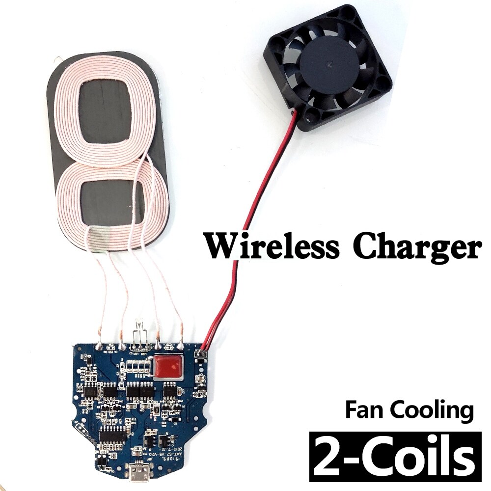 [trend] Bộ Sạc Nhanh Không Dây Qi 10W Pcba Cho iPhone 13 2 Cuộn Dây Bộ Sạc Nhanh Không Dây Pcba Cho Samsung S20