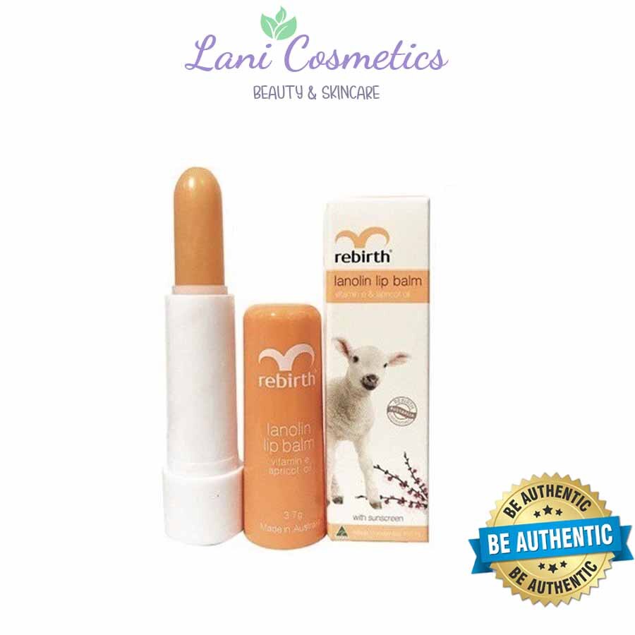 Son dưỡng môi chiết suất nhau thai cừu Rebirth Lanolin Lip Balm