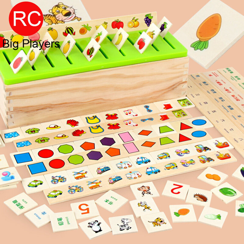 Pplayer hàng có sẵn đồ chơi giáo dục sớm nhận thức số hình khối hộp phân