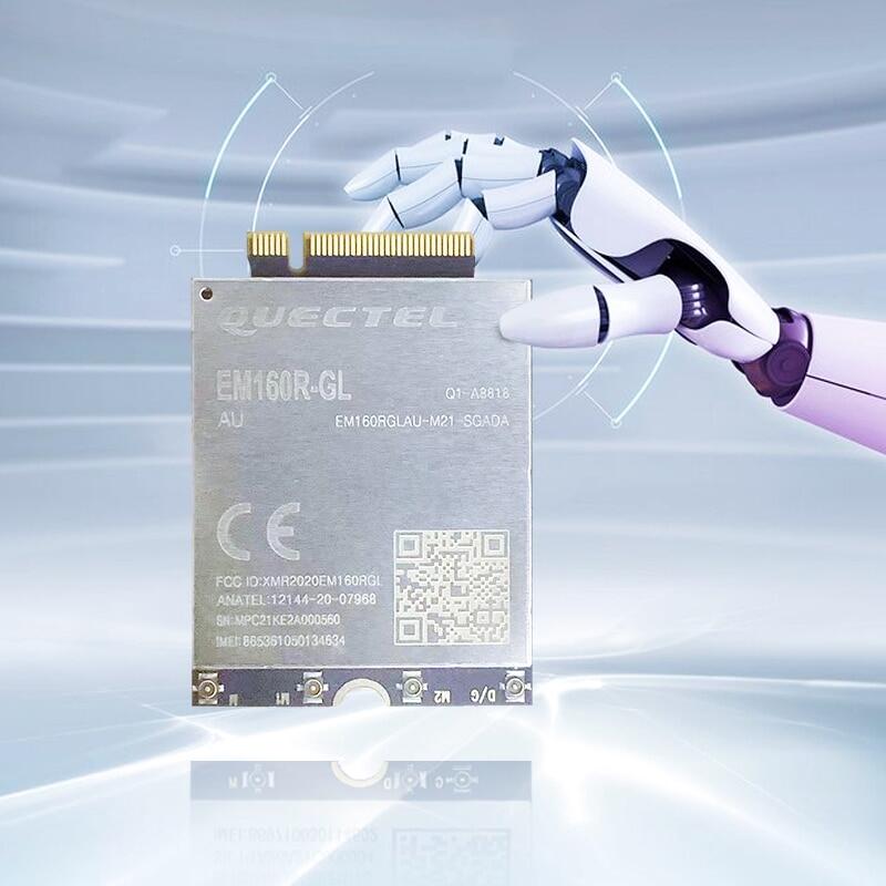 Quectel EM160R-GL EM160RGLAU-M21-SGADA em160 LTE Cat16 M.2 mô-đun DL tàu sân bay tập hợp 256qam xây dựng-in esim gnss Receiver MIMO mạng Router acces