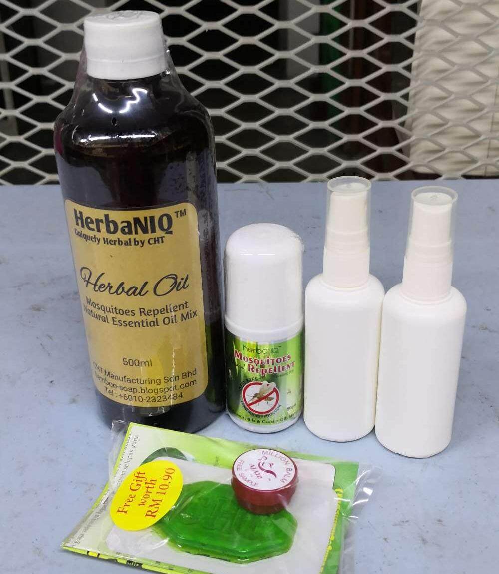 Aromatherapy Herbal Essential Oil Blend Mosquito Repellent 500ml New