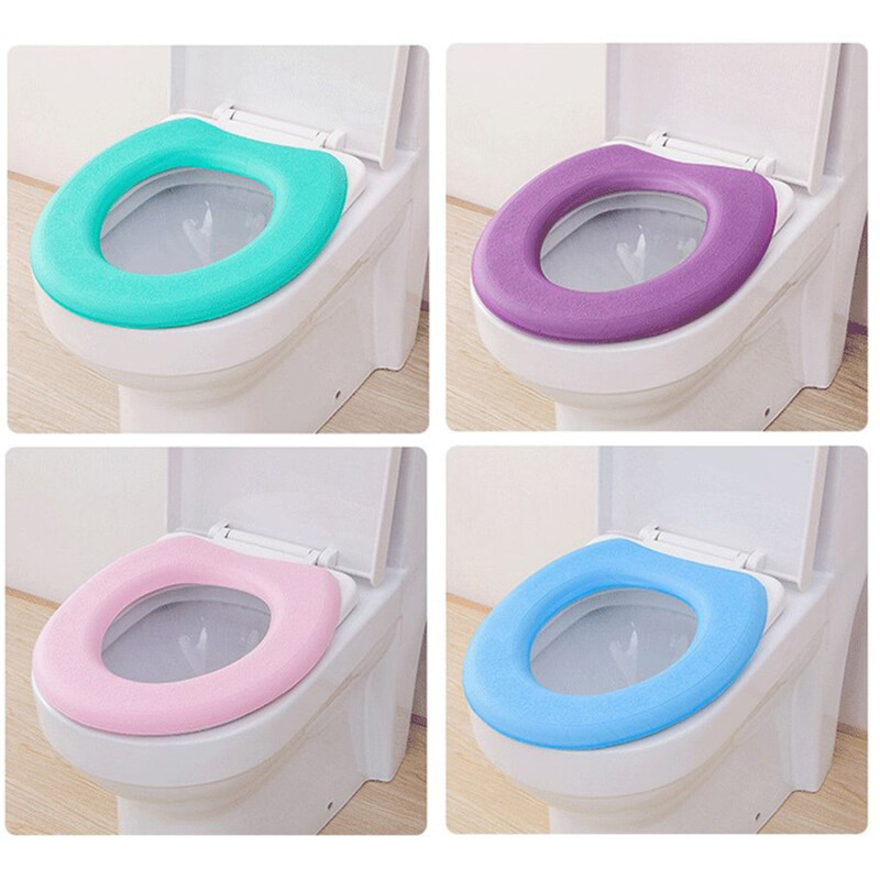 Feng Qi shop1 Miếng Sắt Lót Sàn Nhà Vệ Sinh, Miếng Lót Bồn Cầu Chống Thấm Dày Thông Dụng Thảm Nhà Vệ Sinh Bằng Nhựa Xốp, Phụ Kiện Phòng Tắm