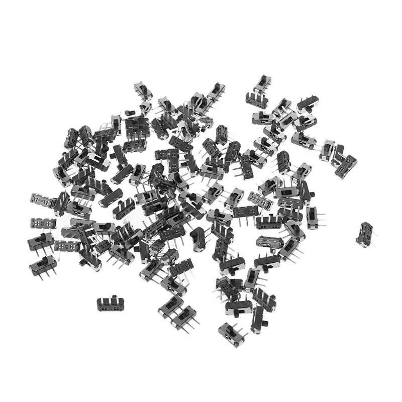 25 cái/bộ msk-12d19 g2 spdt 1p2t smd 3 pin pcb bảng điều chỉnh ngang trượt chuyển