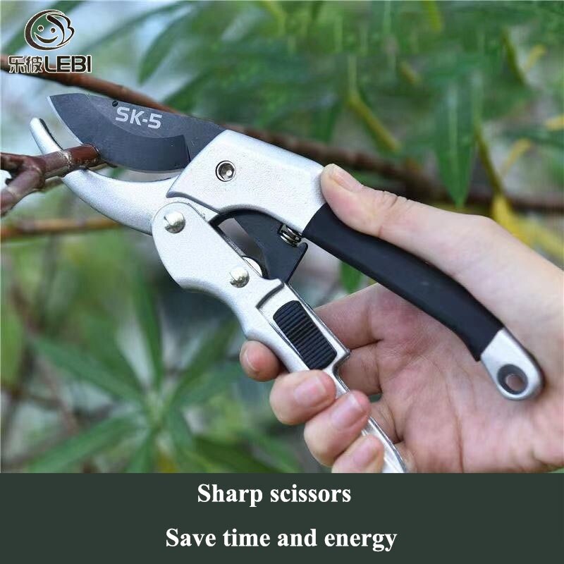 Lebi kéo cắt cành dày phong cách đức kéo cắt tỉa tiết kiệm sức lao động kéo tỉa hoa quả làm vườn kéo ghép cành dụng cụ cắt tỉa trái cây