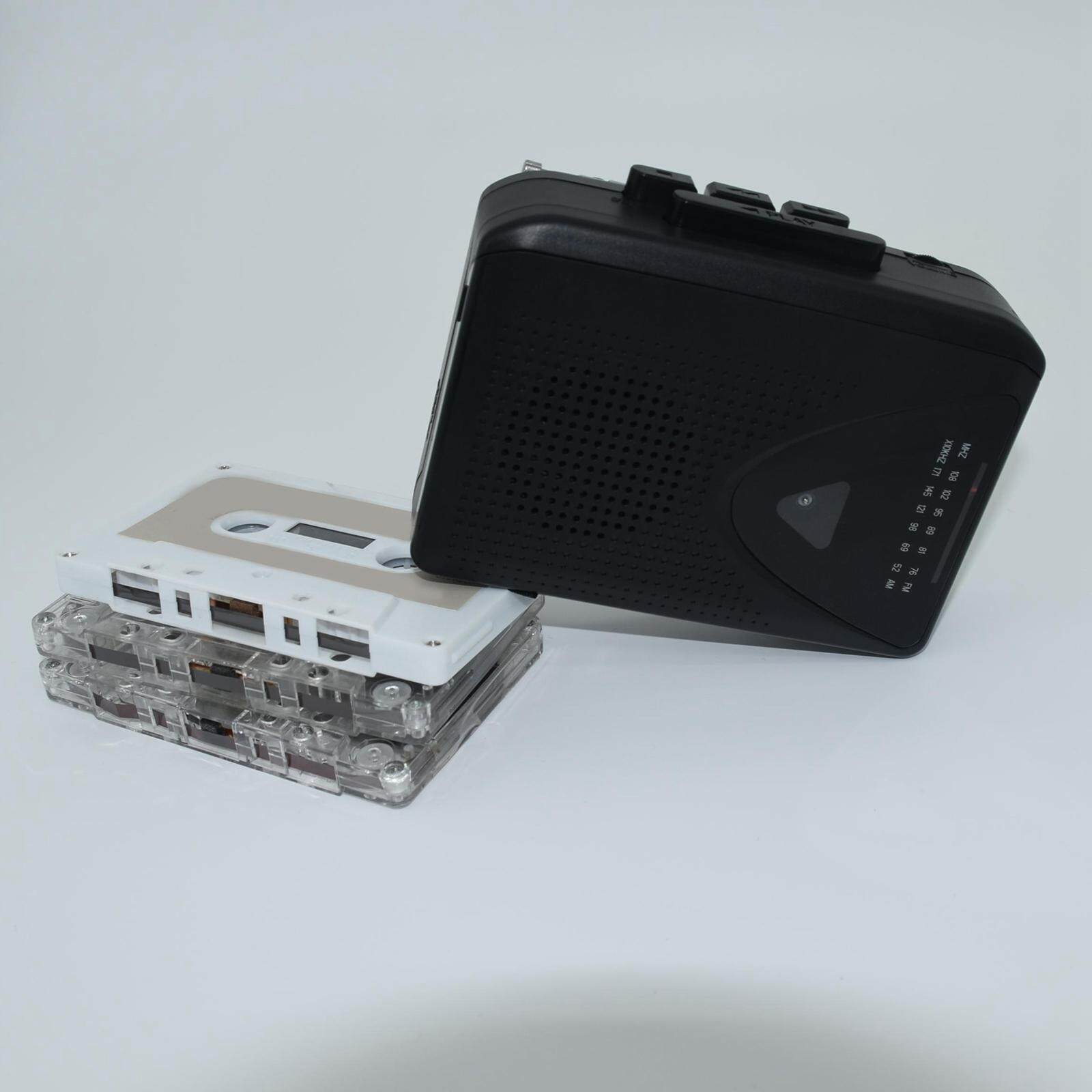 Baoblaze Máy Nghe Băng Cassette Walkman Đài FM AM Phong Cách Cổ Điển Nhẹ