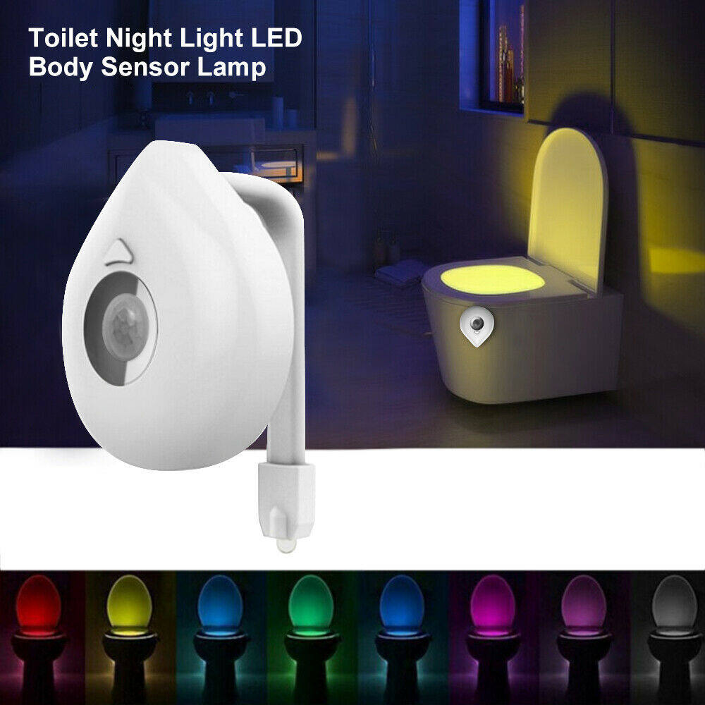 Đèn Gắn Bồn Cầu Thông Minh Cảm Biến Chuyển Động ZAKKA-PIR, Đèn Nền Bồn Cầu, Chống Nước, 8 Màu