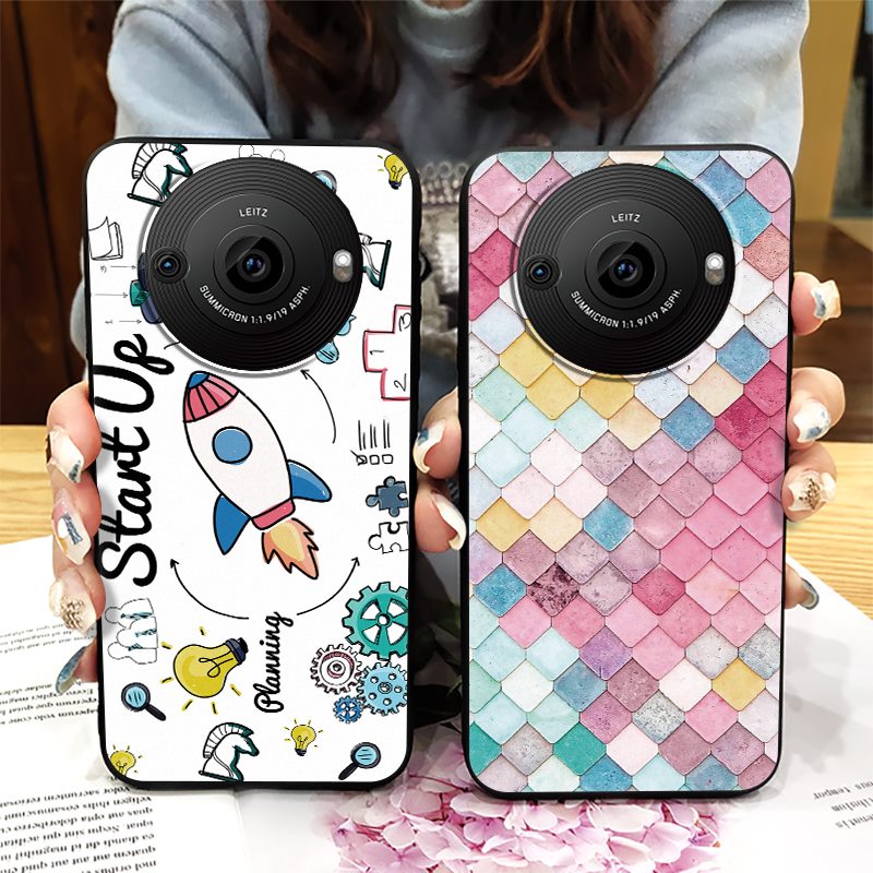 Shockproof Silicone Phone Case For Sharp Aquos R8 Pro/SH-51D Anti-knock Durable Cute Cover Soft Cartoon Frosted New TPU