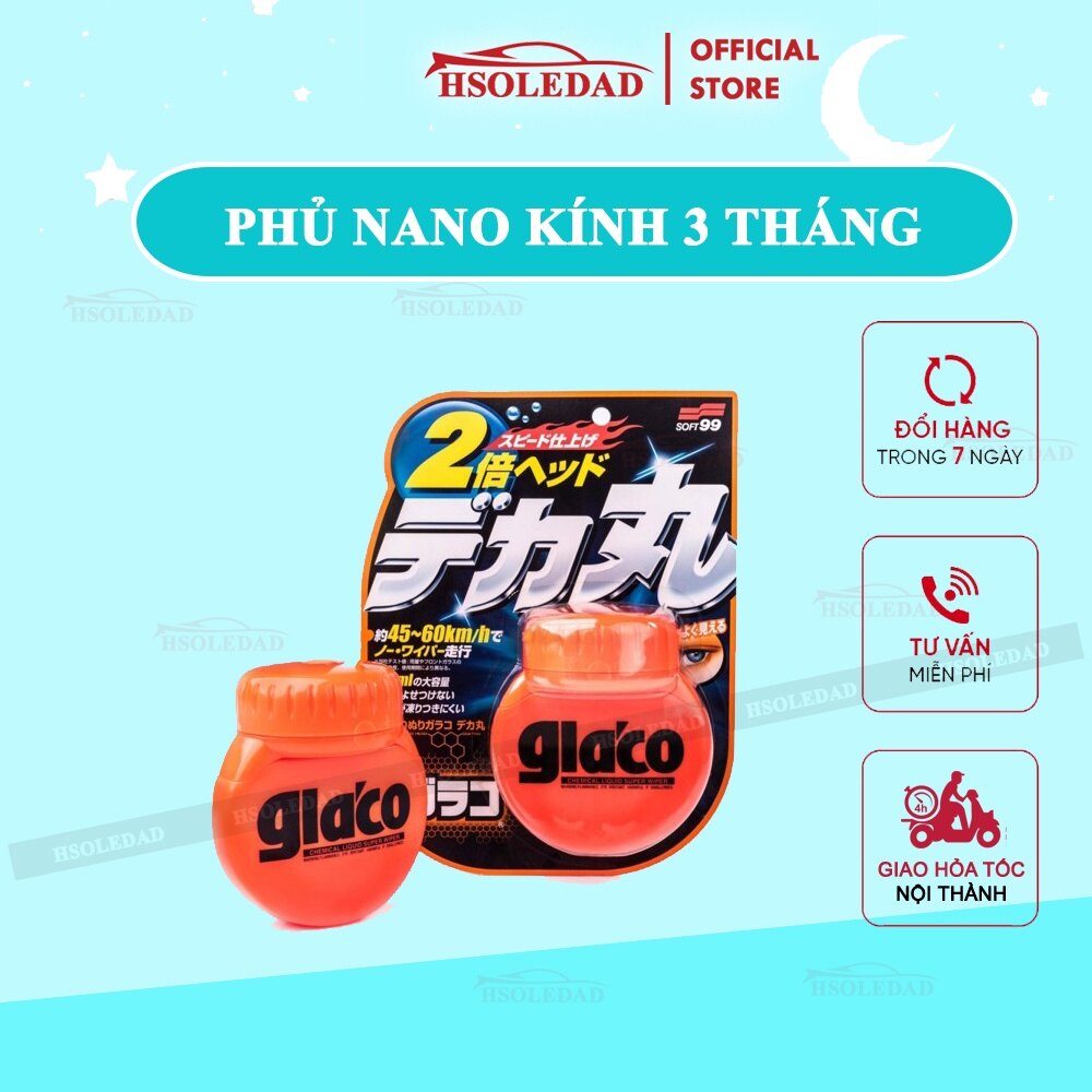 Phủ nano kính glaco roll on large - soft99