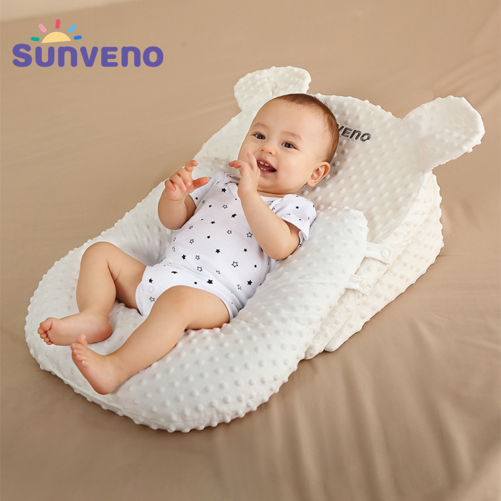 SUNVENO Anti Spitting Milk Pillow for Baby Nursing Pillow for New Born Baby Slope Pillow 0 - 25° Feeding Mattresses Pillow for Baby 0 to 18 months ราคา 1,799 บาท*ส่งฟรี