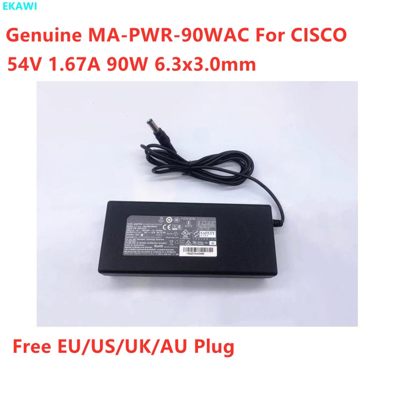 thumbnail image 2 of Cisco MA-PWR-90WAC AC Power Adapter For Meraki – 640-47010, 54V 1.67A, Used 2 of 11