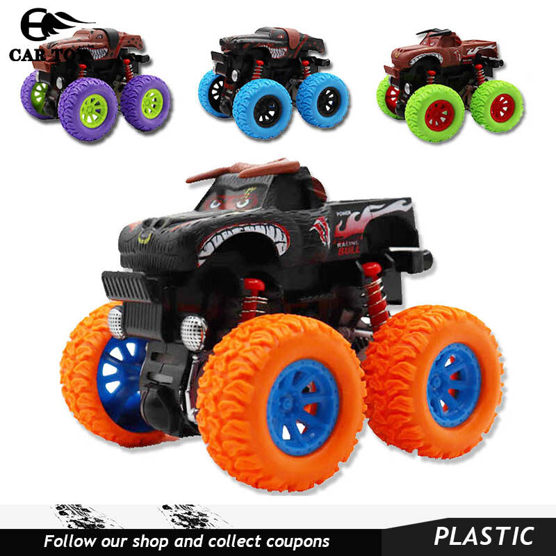 Car Toys 1PC 1 32 Monster Trucks Toy Cars For Boys Friction Pull Back