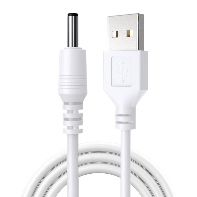 Đầu chuyển đổi usb loại a đầu đực sang nguồn dc đầu cắm đực giắc cắm đực 3.5mm x 1.35mm cáp chuyển đổi nguồn