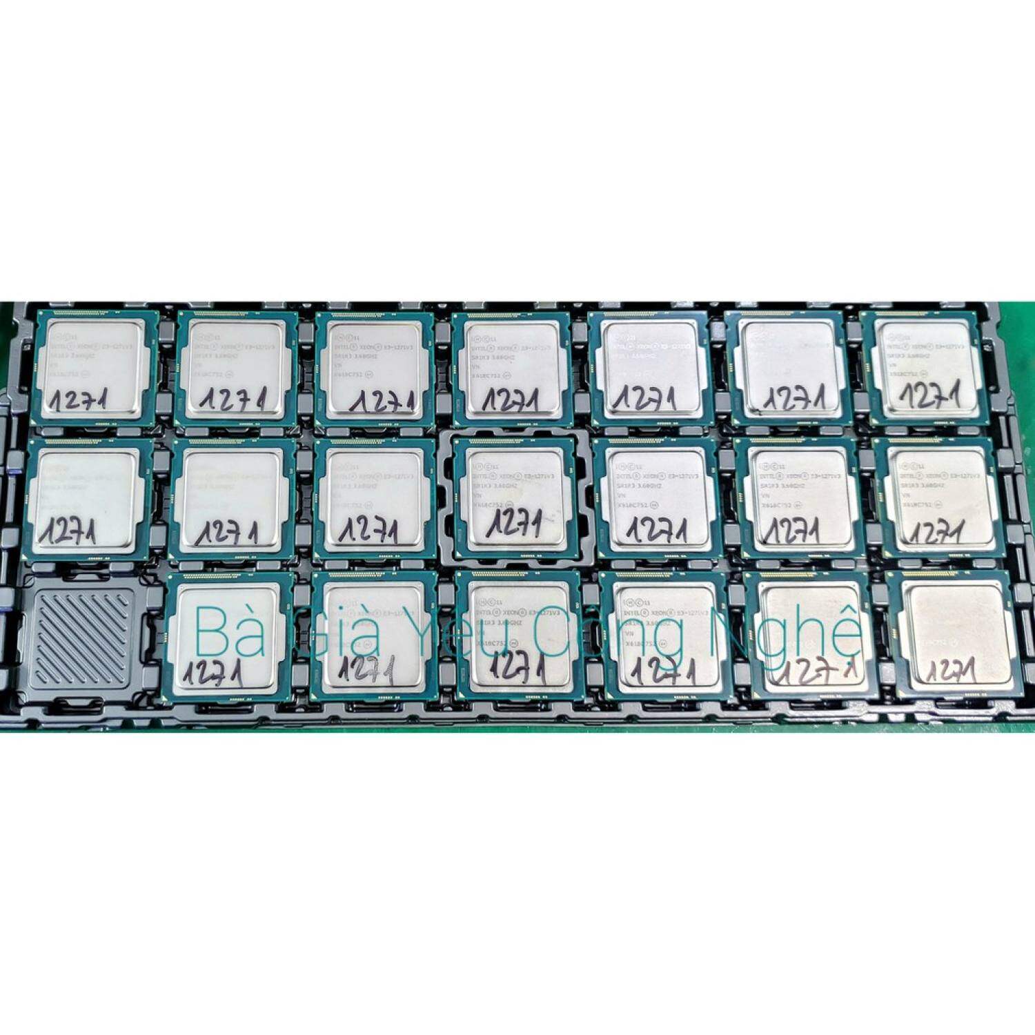 Chíp xeon E3 1271v3 tương đương i7 4790 socket 1150