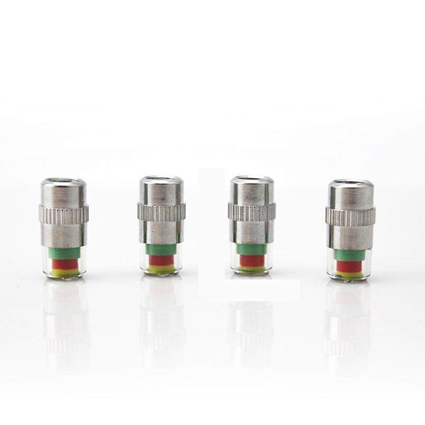 Ubest 4 pcs จอแสดงผล LCD ไร้สายยางตรวจสอบแรงดันยางรถยนต์ภายนอก