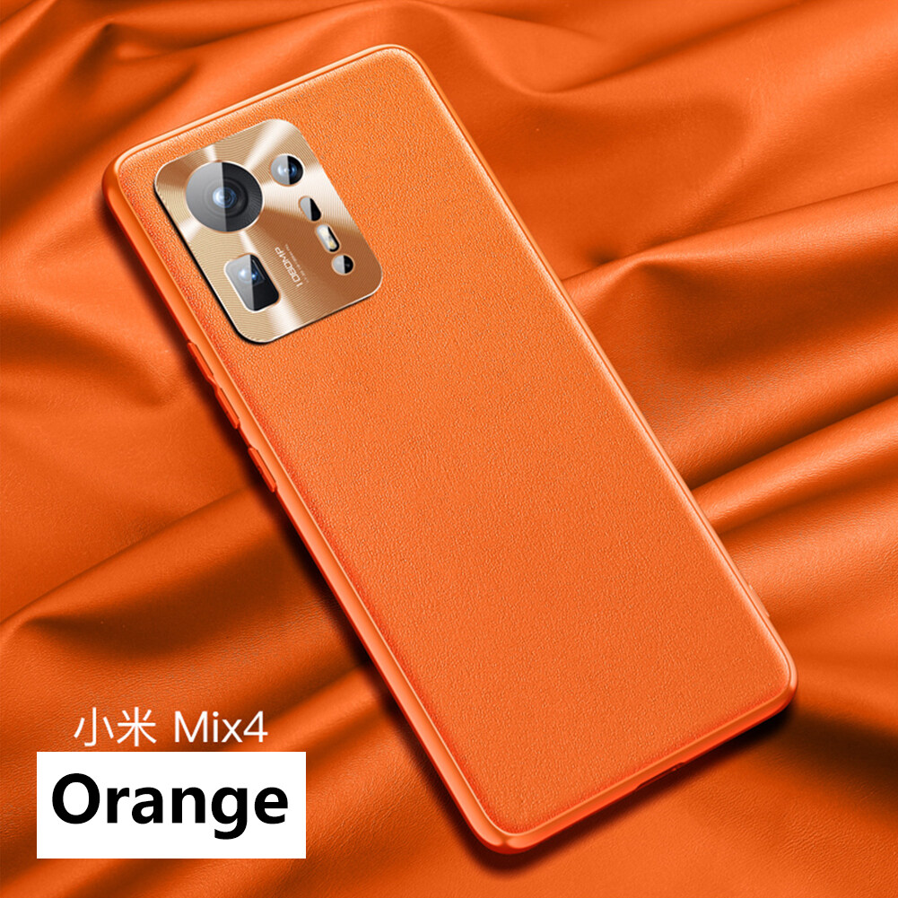 Ốp da cho Xiaomi Mi Mix 4 trường hợp vỏ lưng chống sốc bội thu cho Mi Mix 4 Ốp điện thoại di động PC