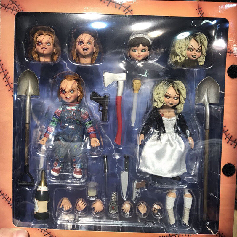 Neca Bride Of Chucky Figure Ultimate Chucky Tiffany Figure Gets Lucky Pvc  Chucky Action Figures Toy Horror Halloween Gift | Lazada Ph