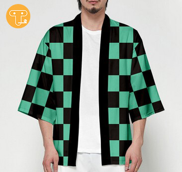 Monkey Fun Áo Kimono Hoạt Hình Nhật Bản In 3D Kimetsu No Yaiba Trang Phục Dạo Phố Ngầu Thường Ngày Mùa Hè Cho Nam/Nữ Trang Phục Hóa Trang Haori Yukata