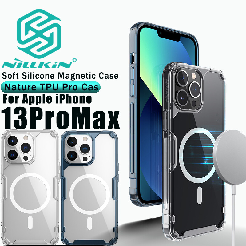 Nillkin Magsafe Nature TPU Pro Trường Hợp Đối Với Apple iPhone 13 Pro Max / iPhone 13Pro / iPhone 13 siêu mỏng trong suốt Ốp nhựa mềm