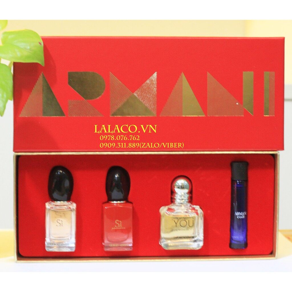 Bộ nước hoa Gift set Giorgio Armani 4pc