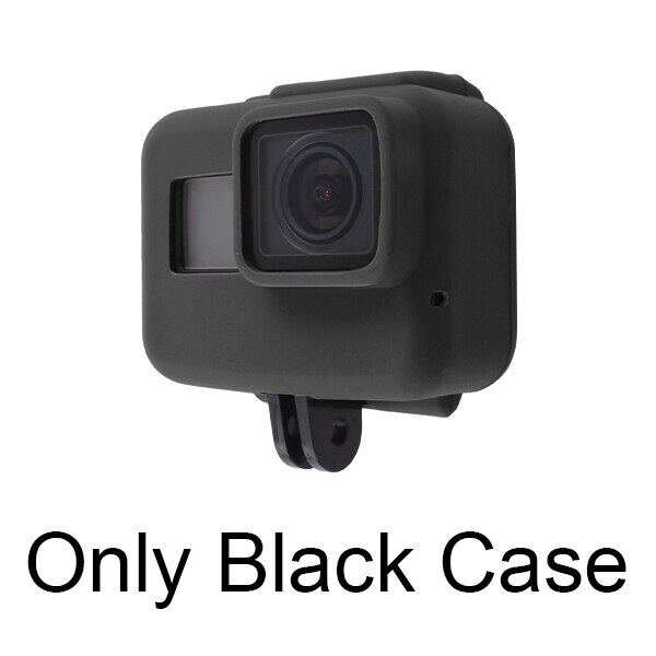 นุ่มผิวกล่องซิลิโคนสำหรับ GoPro Hero 5 6 7สีดำกรอบกันกระแทกฝาครอบสำหรับ Go Pro 7 Hero 6 5กล้องแอคชั่นแคมเมราอุปกรณ์เสริม