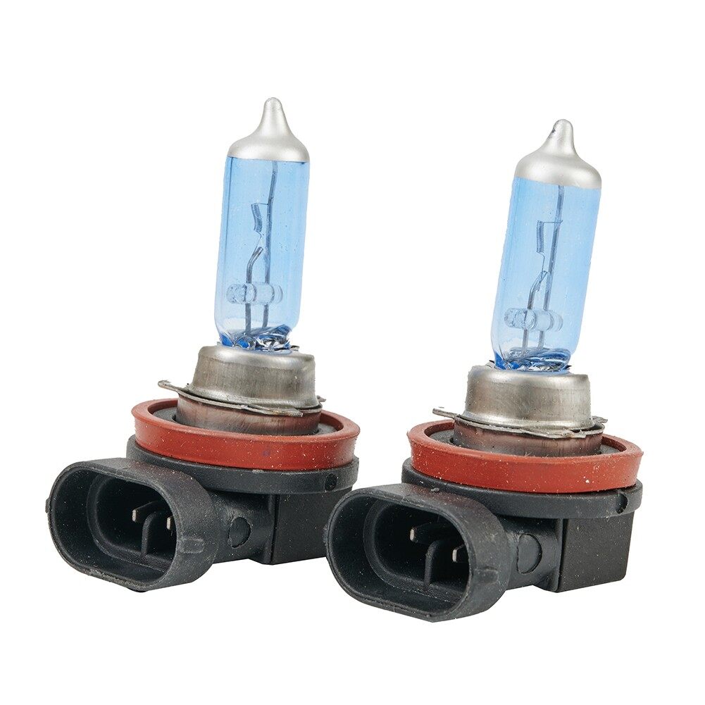 2 bóng đèn xenon halogen h11 cho xe hơi đèn xenon 6000k siêu trắng h11 12v100w 1000lm