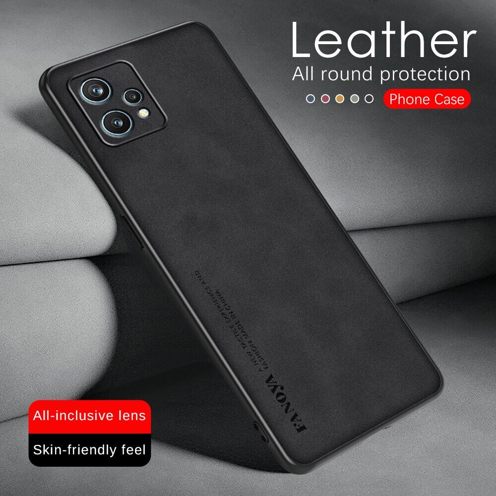 Ốp realmi 9 4g thiết kế mới 2021 ốp lưng da cừu cho realme 9 pro plus 5g ốp lưng silicon mềm chống sốc funda realme 9 pro 5g 9i