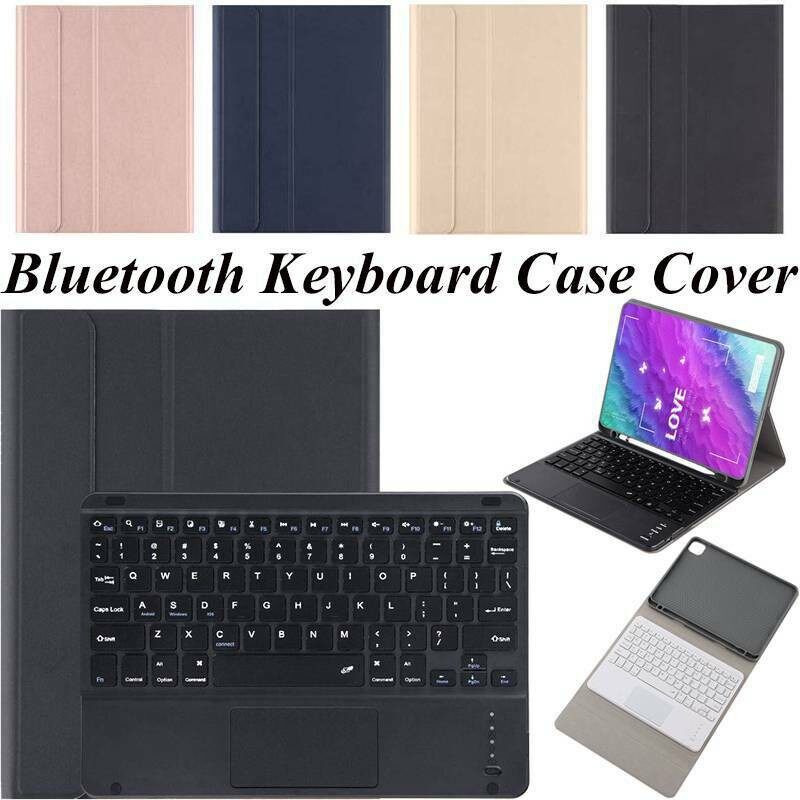 Cho ipad 9th 8th 7th 5th 6th gen 10.2 "2021 2020 2019 air1/2 pro 9.7" 2017 2018 không dây bluetooth touchpad bàn phím chuột có thể tháo rời pu da trường hợp bìa với khe cắm bút