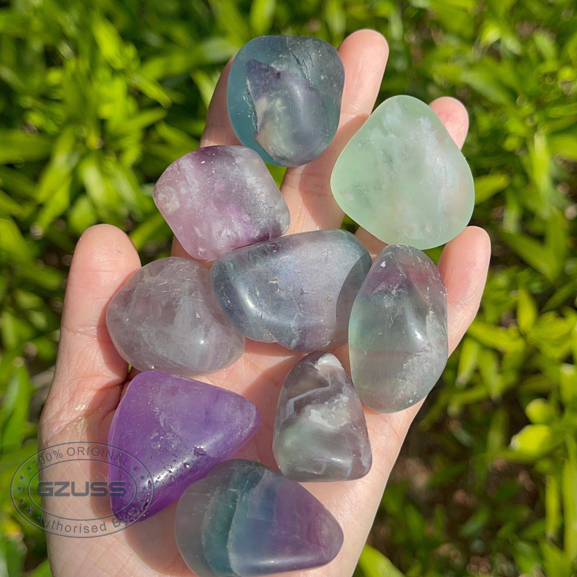 Cầu Vồng Fluorit sụt giảm đá mờ